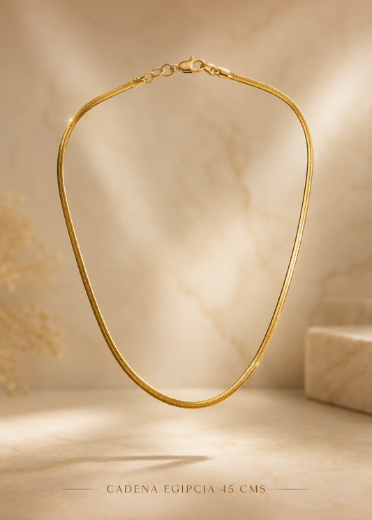 Cadena De Lujo Egipcia 45 cms