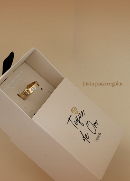 Anillo Dorado y Plata CT