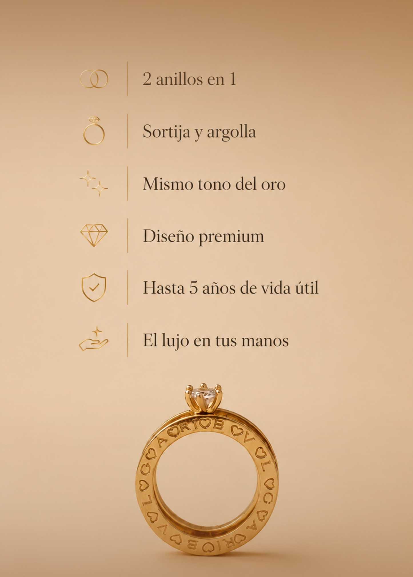 Anillo 2 en 1  Bvlgari