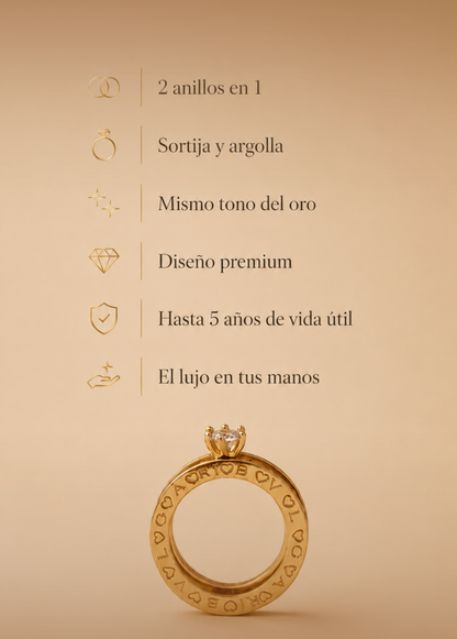Anillo 2 en 1  Bvlgari