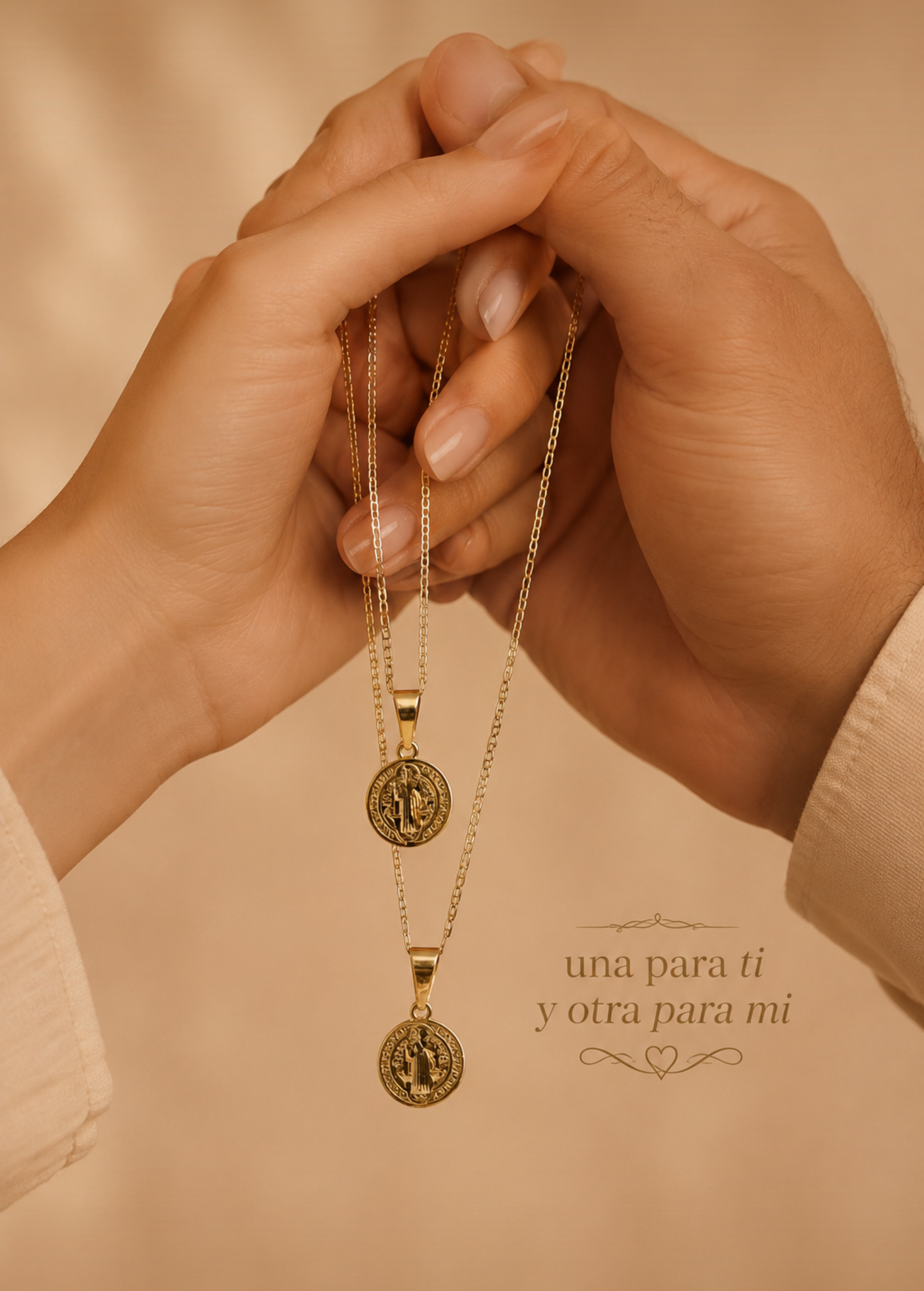 Set Celestial Parejas San Benito Protector