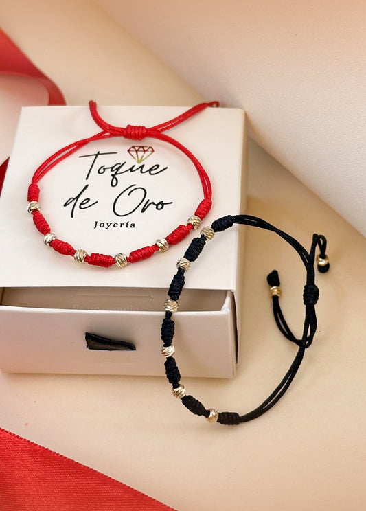 Pareja Pulsera 7 Nudos Proteccion