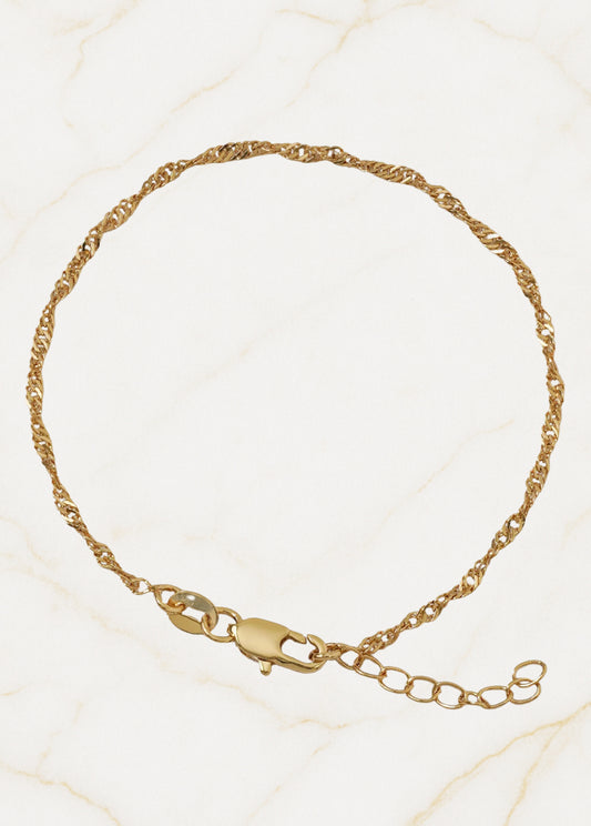 Pulsera Singapur 16 cms + Extensor 1.5 mm