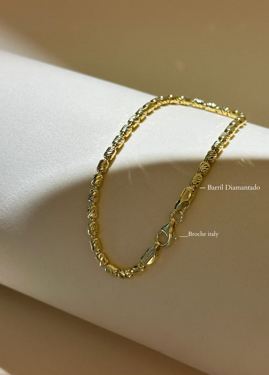 Pulsera Premium Barril 3 mm / 19.5Cms