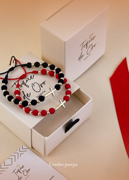 Combo Pulseras Amor & Fe