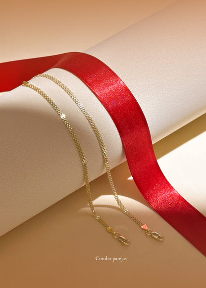 Pulseras tejido chino parejas x 2