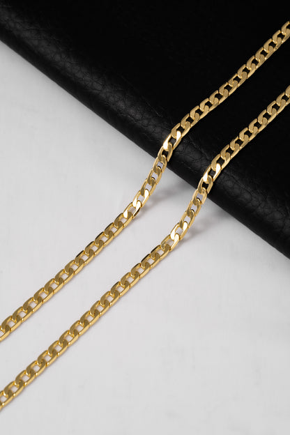 Cadena Cubana Semigruesa 5 Mm 65 Cms