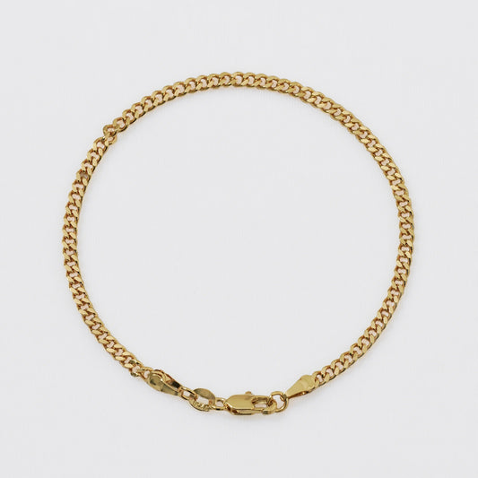 Pulsera Cubana Plana 20 Cms
