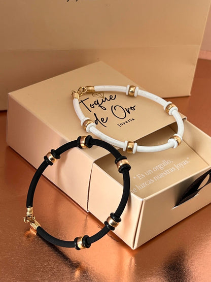 PULSERA NEOPRENO 5 BALINES UNISEX