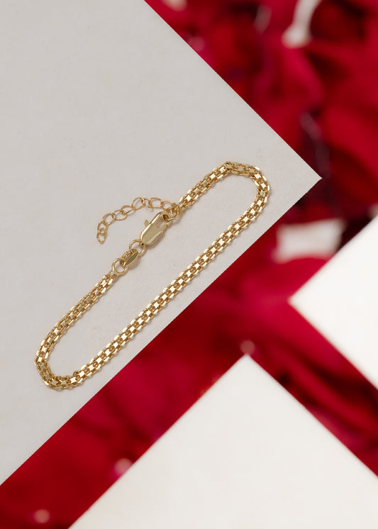 Pulsera Tejido Chino 3 Mm 16 Cms + Extensor