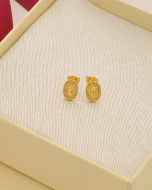 Arete Virgen de Guadalupe 9 mm