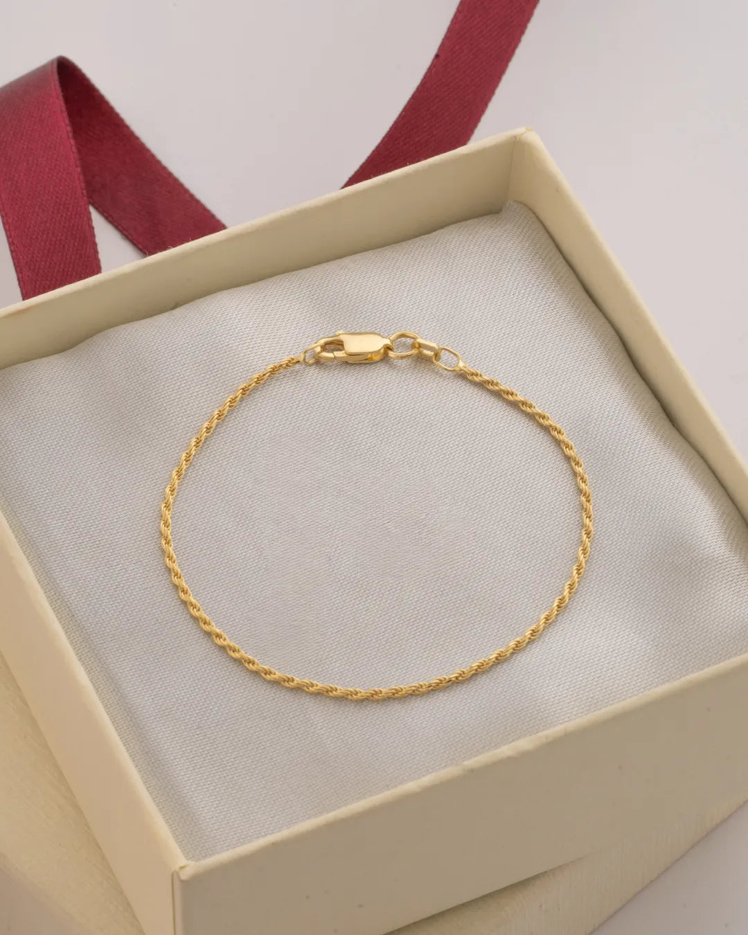Pulsera Lazo Italiano 1.3 mm 19.5 Cms