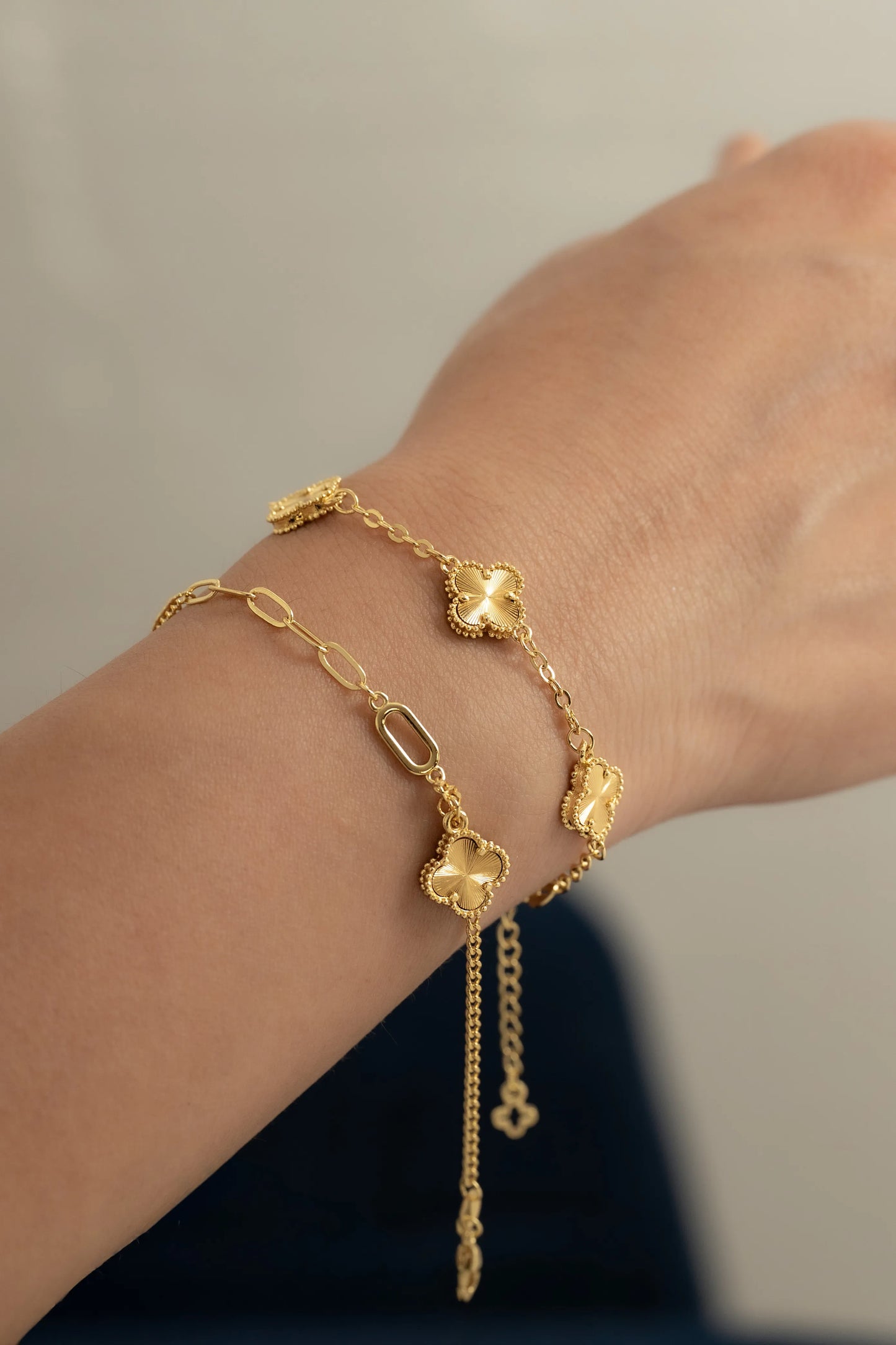 Pulsera Clover 1 cm 15 Cms + Ext
