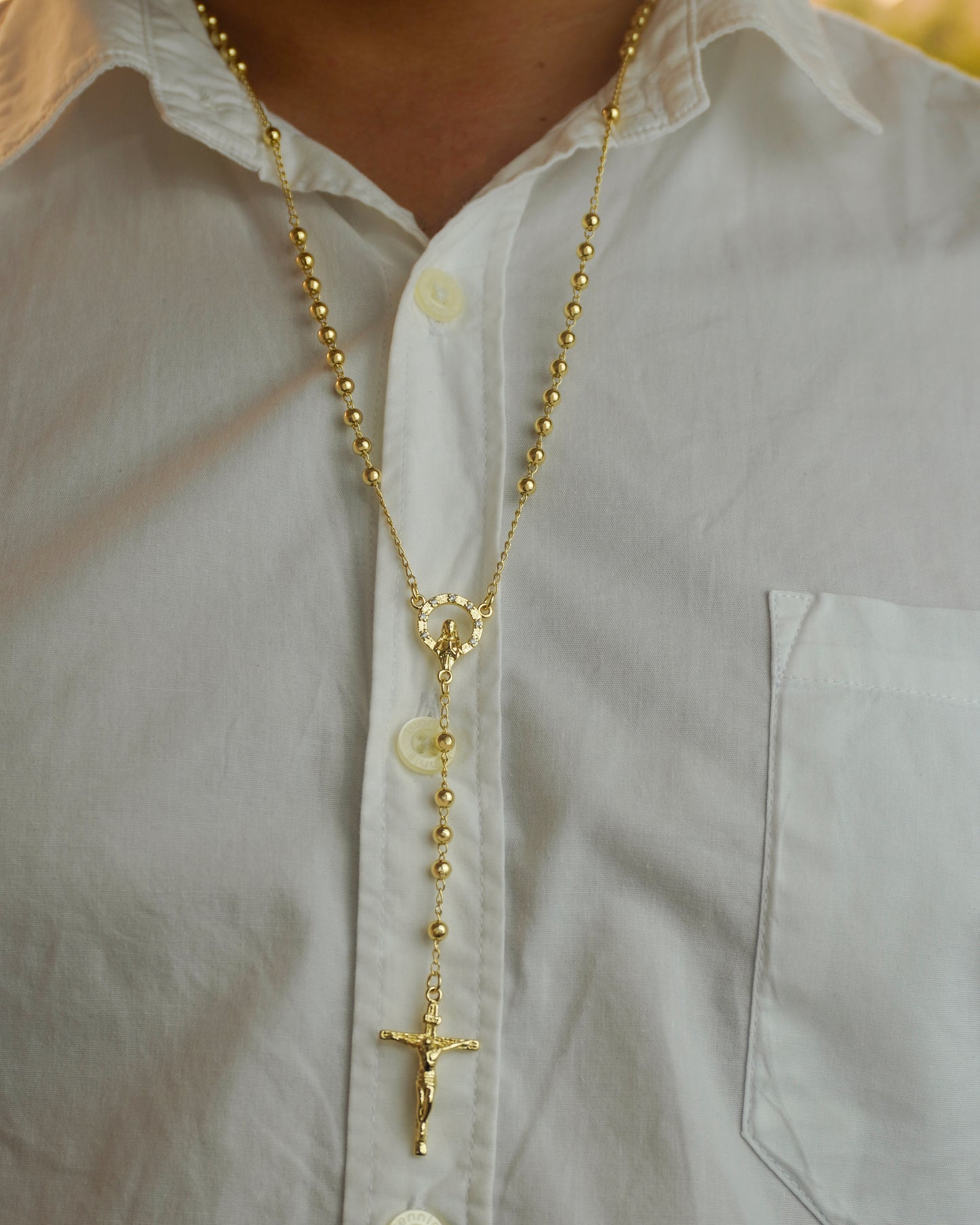 Camandula Hombre 65 cms 4 mm Cristal