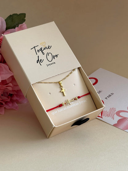 COMBO CRUZ + PULSERA