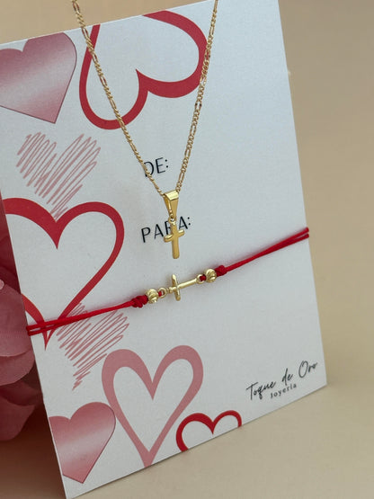 COMBO CRUZ + PULSERA