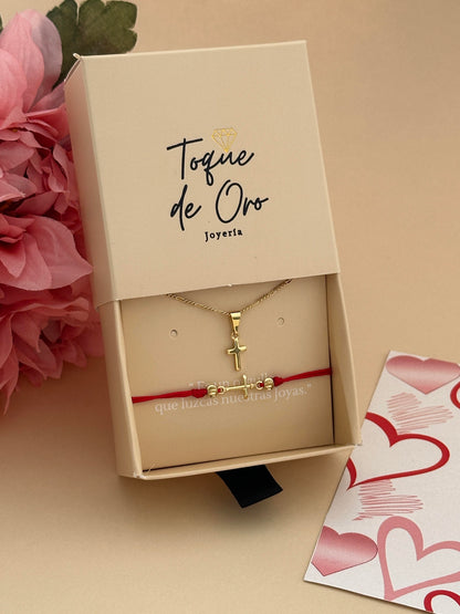 COMBO CRUZ + PULSERA
