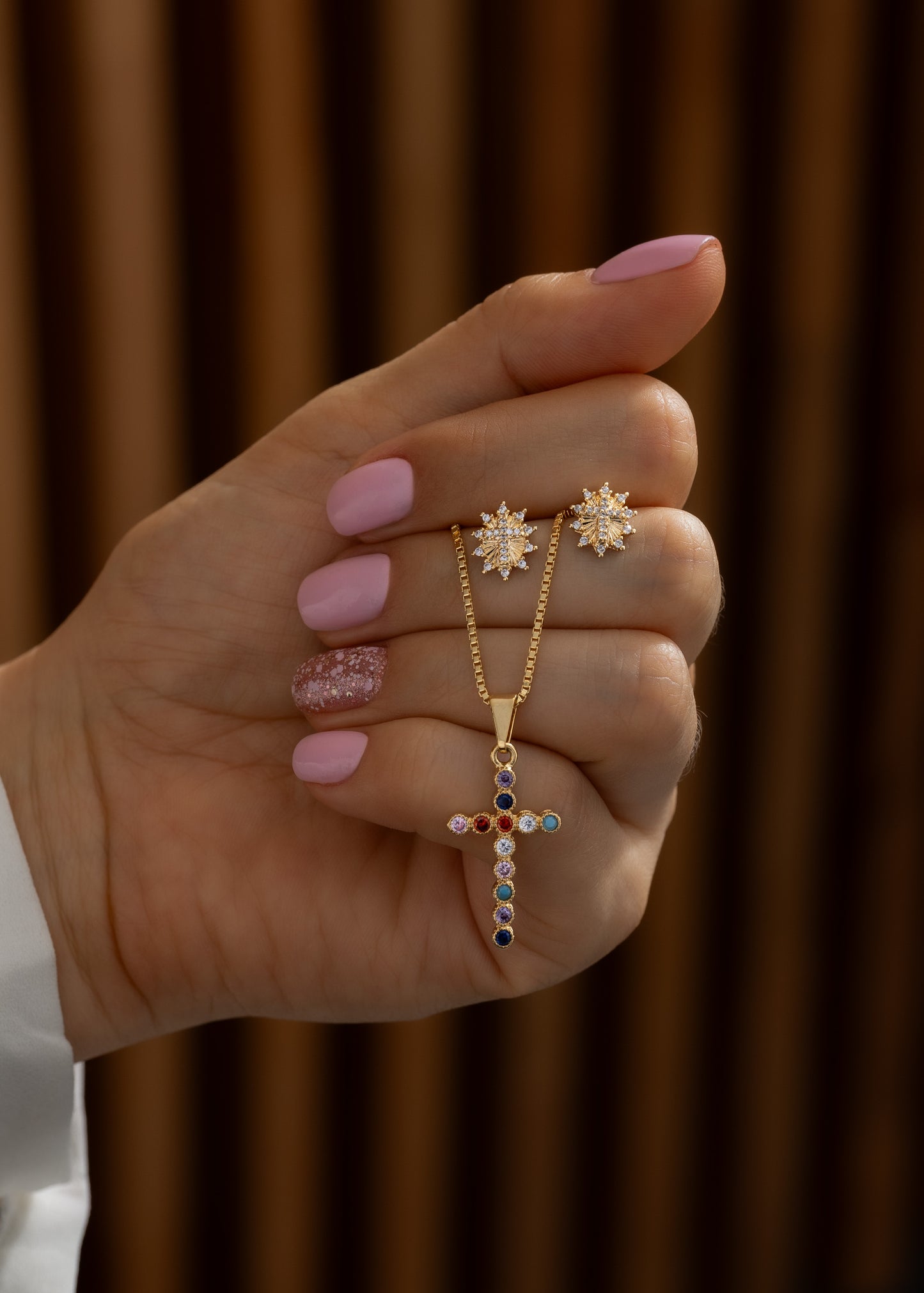 COMBO CADENA + DIJE +  ARETES