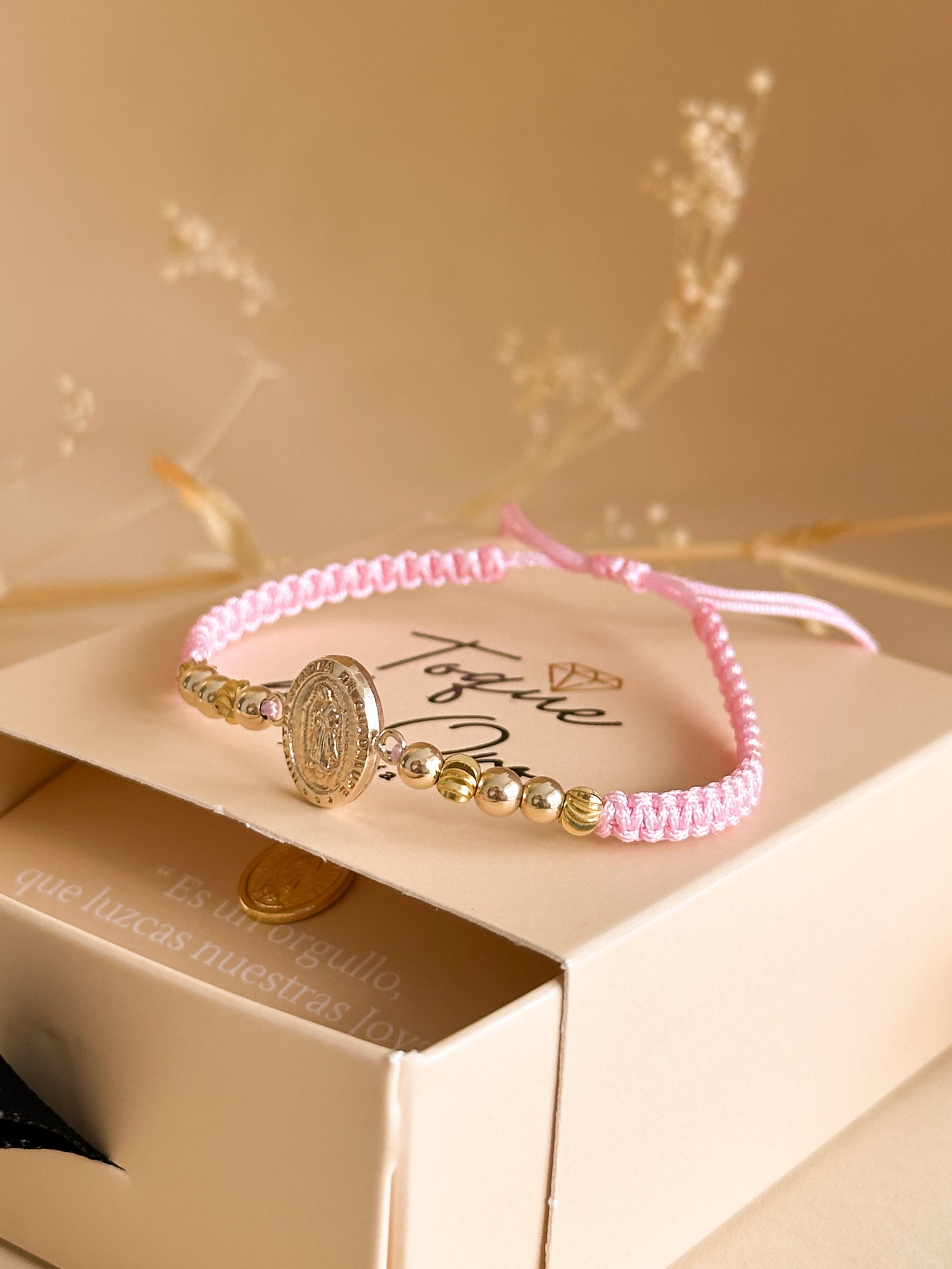 Pulsera  Guadalupe Rosa