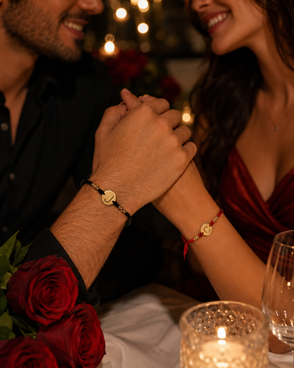 Pulseras Iniciales del Corazón