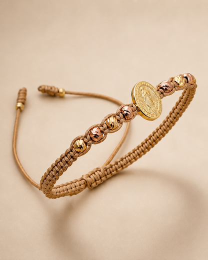 Pulsera Guadalupita 2 Oros