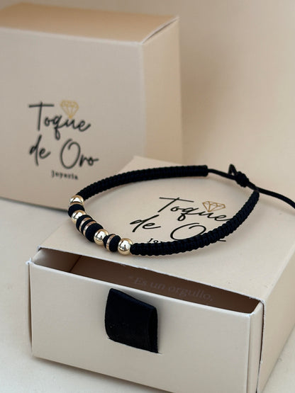 Pulsera En Neopreno y Balin Laminado