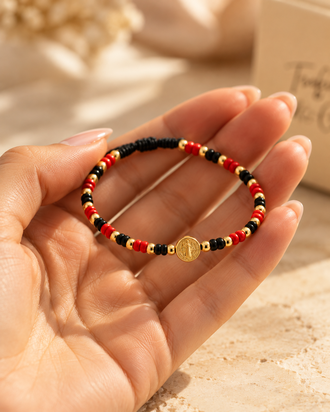 PULSERA SAN BENITO MAL DE OJO PROTECCION